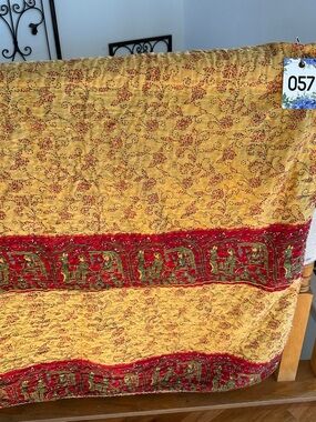 K57 Gorgeous Twin Kantha w/People & Animals